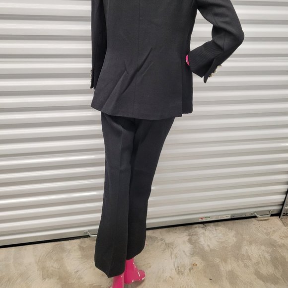 1960s B. Altman Vintage Suit Pants Jacket Set SM - Picture 9 of 13